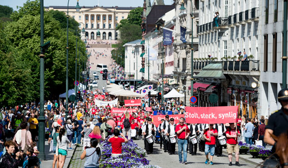 Stolthetsparaden på Karl Johans gate