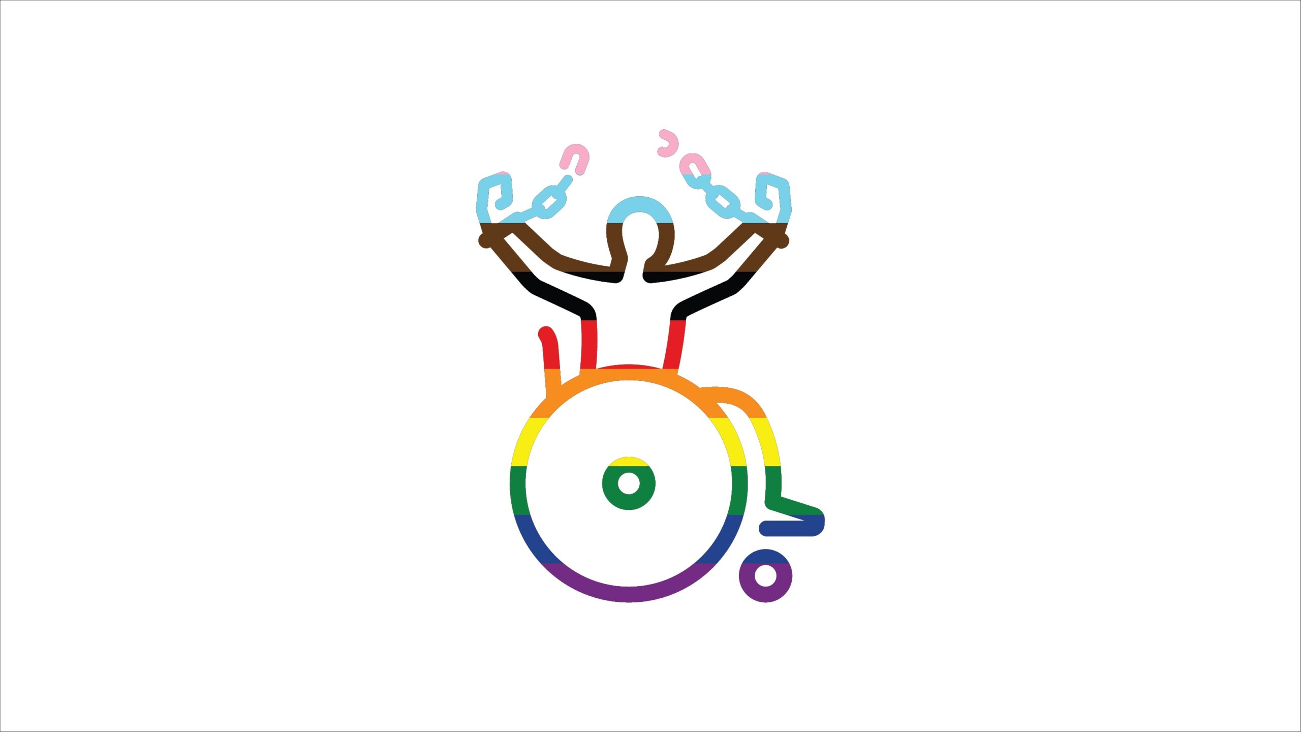 Uloba-logo i pride-farger.