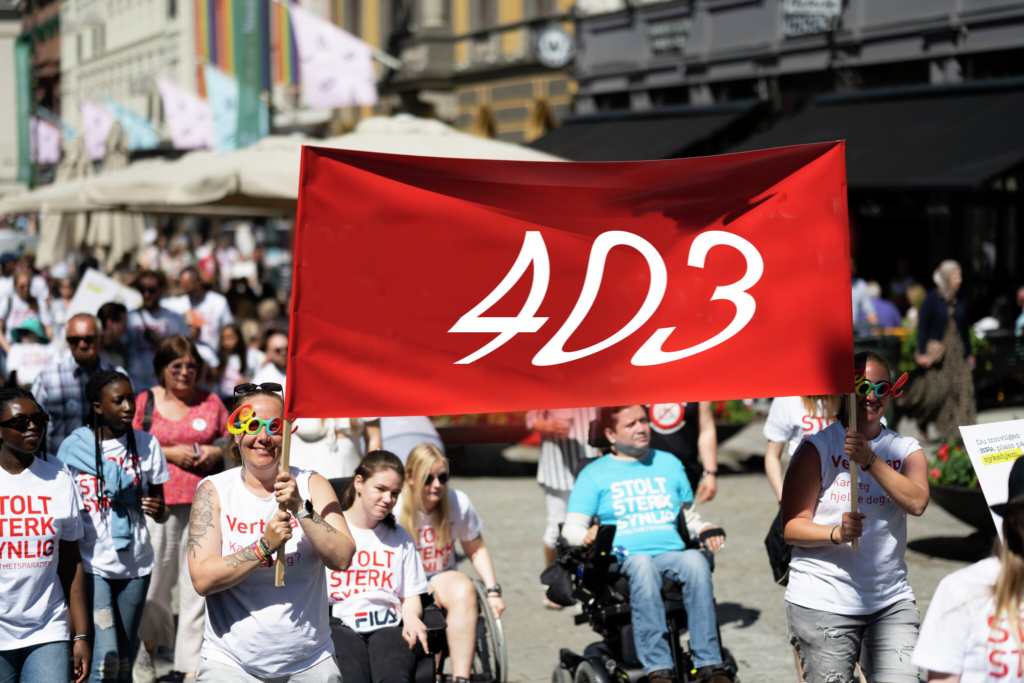 Banner med teksten 403