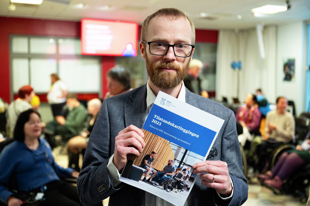 Egil Gullestad Skogseth her med rapporten fra fjoråret Tilstandskartlegging.